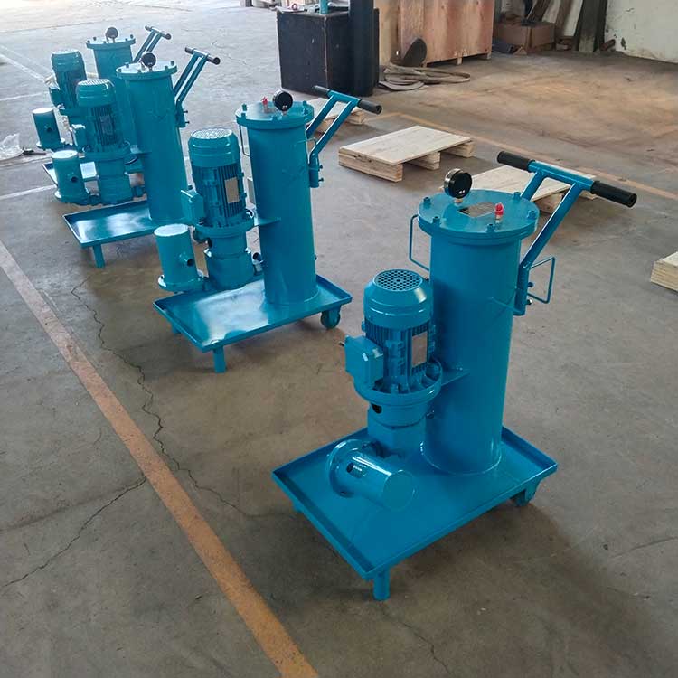 華豫生產(chǎn)供應(yīng)可移動(dòng)式油液過(guò)濾LUC-40×10濾油機(jī)